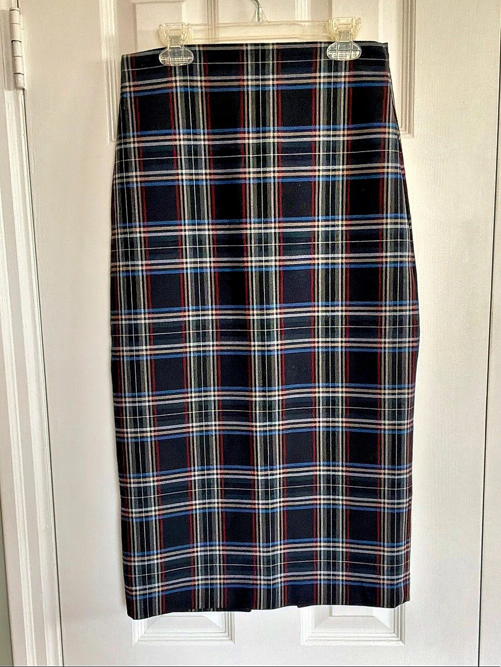 ZARA Plaid Midi Skirt